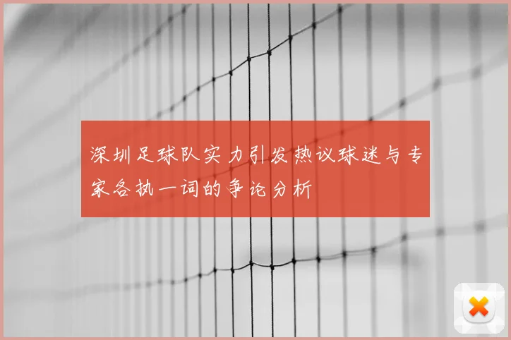 深圳足球队实力引发热议球迷与专家各执一词的争论分析